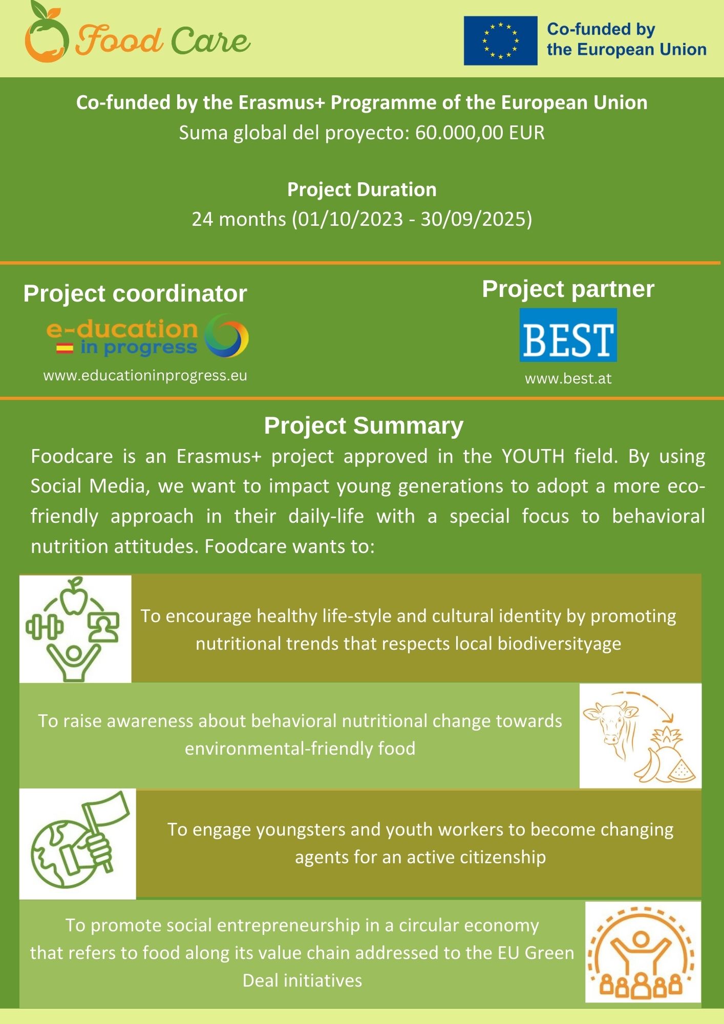 Flyer Food Care English